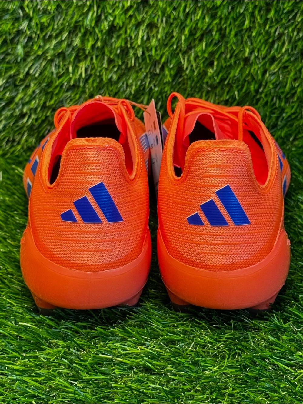 Size 13 - Mens Adidas F50 Elite AG Soccer Cleats Beam Orange Blue - JH7637 - Picture 5 of 10